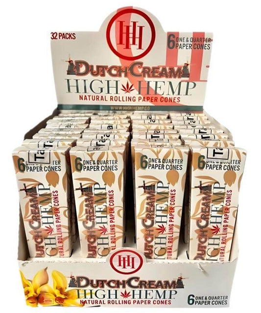 Caja High Hemp Conos Dutch Cream