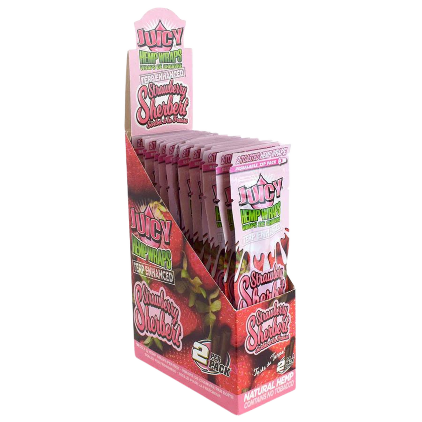 Caja Juicy Wraps Strawberry