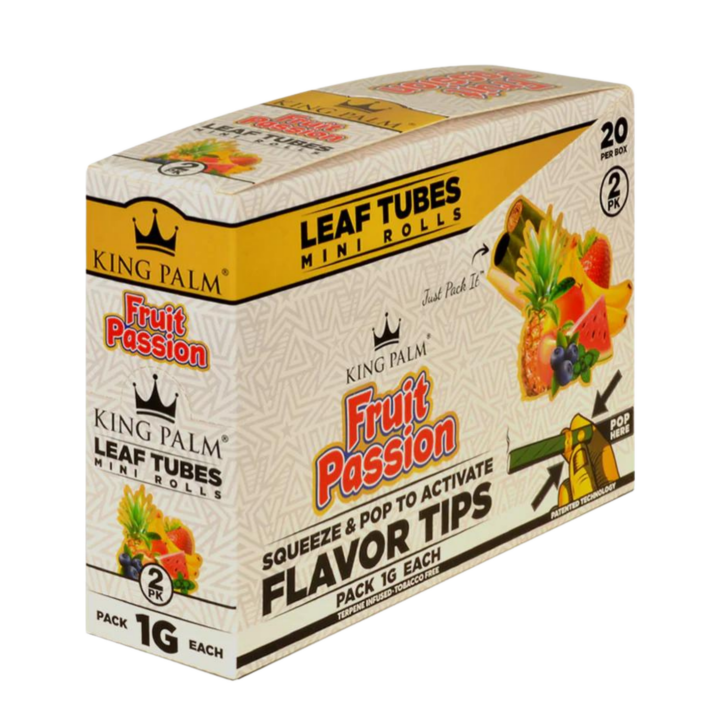 Caja King Palm Fruit Passion Mini