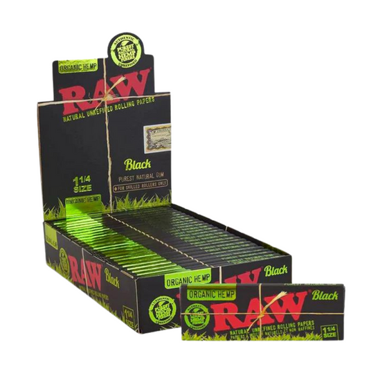 Caja RAW Black Organic 1 1/4